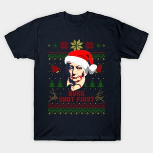 Burr Shot First Christmas T-Shirt